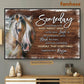 Horse Poster & Canvas, Someday Everything Will Make Perfect Sense, Horse Canvas Wall Art, Poster Gift For Horse Lovers