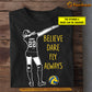 Personalized Volleyball T-shirt, Believe Fly Always, Inspirational Quotes Gift For Volleyball Lovers, Volleyball Players