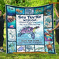 Turtle Blanket, Sea Turtle Wisdom Travel At Your Own Pace Fleece Blanket - Sherpa Blanket Gift For Turtle Lover, Turtle Owners