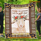 Goat Blanket, Live Like Someone Left The Gate Open Goat Fleece Blanket - Sherpa Blanket Gift For Goat Lover