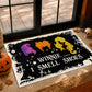 Funny Halloween Doormat, Winnie I Smell Shoes, Doormat For Home Decor Housewarming Gift, Welcome Mat Gift For Halloween Lovers