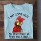 Funny Chicken T-shirt, I May Look Calm But In My Head I_ve Pecked You 3 Times, Chicken Shirt, Chicken Lover, Farming Lover Gift, Farmer Shirt