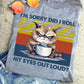 Funny Cat T-shirt, I'm Sorry Did I Roll My Eyes, Gift For Cat Lovers, Cat Owners, Cat Tees