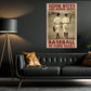 Motivational Baseball Canvas Painting, Baseball In Their Souls Sport Wall Art Decor, Poster Gift For Baseball Lovers