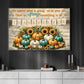 Thanksgiving Canvas Painting, Thankful For Wall Art Decor, Poster Gift For Thankful Lovers