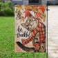 Thanksgiving Cat Garden Flag & House Flag, Kitty Be Thankful Season Outdoor Decor, Yard Decor Gift For Cat Lovers