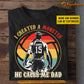 Vintage Volleyball Boy T-shirt, I Created A Monster He Calls Me Dad, Father's Day Gift For Volleyball Man Lovers, Volleyball Players