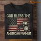 July 4th Tractor T-shirt, God Bless The American Farmer, Independence Day Gift For Tractor Lovers, Farmers