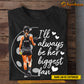 Personalized Funny Pickleball Girl T-shirt, Always Be Her Biggest Fan, Gift For Pickleball Lovers