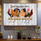 Chicken Poster & Canvas, God Says You Are Unique Special Lovely Precious, Chicken Canvas Wall Art, Poster Gift For Chicken Lovers