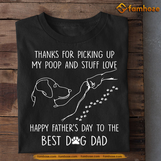 Dog T-shirt, Happy Father's Day To The Best Dog Dad, Father's Day Gift For Dog Lovers, Dog Owner Tees
