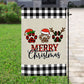 Merry Christmas Dogshoes Brighten, Dog Xmas Garden Flag & House Flag, Christmas Flag Gift For Dog Lovers