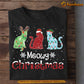 Cute Cat Christmas T-shirt, Meowy Christmas, Gift For Cat Lovers, Cat Tees, Cat Owners