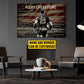 Personalized Rugby Boy Canvas Painting, Live Your Best Game, Sports Quotes Wall Art Decor, Poster Gift For Rugby Lovers