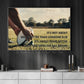 Motivational Rugby Canvas Painting, It's Not About Being Better Than Someone Else, Sports Quotes Wall Art Decor, Poster Gift For Rugby Lovers