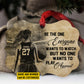 Personalized Basketball Girl Christmas Ornament, Be The One Everyone Wants To Watch, Xmas Aluminum Ornament Gift For Basketball Lovers