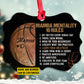 Personalized Motivational Basketball Christmas Ornament, Mamba Mentality 10 Rules, Xmas Aluminum Ornament Gift For Basketball Lovers