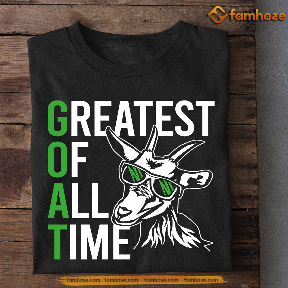 Funny Goat T-shirt, Greatest Of All Time, Gift For Goat Lovers, Goat Tees, Farmer Tees