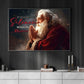 In Moments Of Silence, Wisdom Whispers, Santa Claus Christmas Canvas Painting, Xmas Wall Art Decor - Christmas Poster Gift