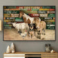 Farm Poster & Canvas, On This Farm We Play In The Dirt We Live Simply Grow Strong, Farmer Canvas Wall Art, Poster Gift For Farm Lovers