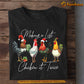 Christmas Chicken T-shirt, Making A List Chicken It Twice, Xmas Gift For Chicken Lovers, Farmer Tee