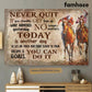 Horse Poster/Canvas, Never Quit If You Stumble Get Back Up Today Is Another Day, Horse Canvas Wall Art, Poster Gift For Horse Lovers