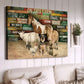 Farm Poster & Canvas, On This Farm We Play In The Dirt We Live Simply Grow Strong, Farmer Canvas Wall Art, Poster Gift For Farm Lovers