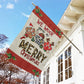 Funny We Woof You A Merry Christmas, Dog Xmas Garden Flag & House Flag, Christmas Flag Gift For Dog Lovers