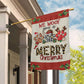 Funny We Woof You A Merry Christmas, Dog Xmas Garden Flag & House Flag, Christmas Flag Gift For Dog Lovers