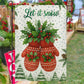 Christmas Garden & House Flag, Let It Snow Yard Flag, Xmas Gift