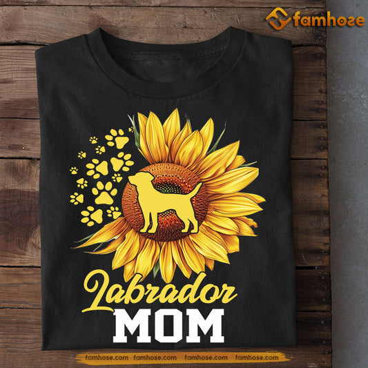 Funny Mother's Day Dog T-shirt, Labrador Mom, Gift For Labrador Dog Lovers, Dog Owner Tees