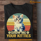 Vintage Cat T-shirt, Show Me Your Kitties, Gift For Cat Lovers, Cat Tees, Cat Owners