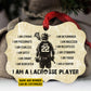 Personalized Lacrosse Boy Christmas Ornament, I Am A Lacrosse Player, Xmas Aluminum Ornament Gift For Lacrosse Lovers