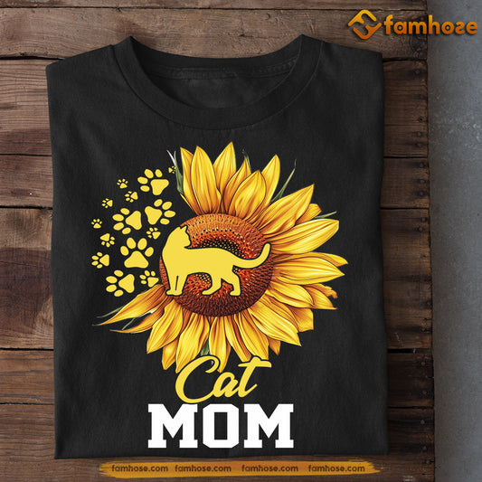 Cat T-shirt, Cat Mom, Mother's Day Gift For Cat Lovers, Cat Owners Tees