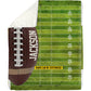 Personalized Football Field Fleece Blanket, Football Woven Blanket, Cool Sherpa Blanket Gift For Football Lovers