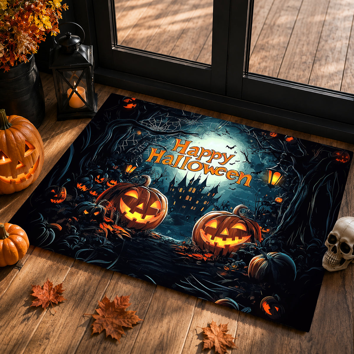Halloween Doormat, Happy Halloween, Doormat For Home Decor Housewarming Gift, Spooky Season Welcome Mat Gift