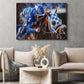 Secretariat Canvas Painting, Let's Begin, Jockey Wall Art Decor, Poster Gift For Horse Racing Lovers