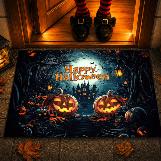 Halloween Doormat, Happy Halloween, Doormat For Home Decor Housewarming Gift, Spooky Season Welcome Mat Gift