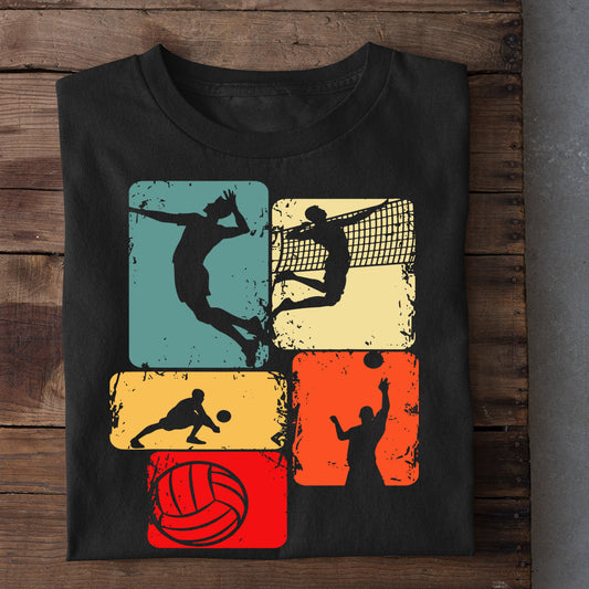 Vintage Volleyball T-shirt, Do Action Like Me, Gift For Volleyball Lovers, Volleyball Players