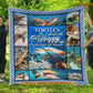 Turtle Blanket, Turtles Make Me Happy You Not So Much Fleece Blanket - Sherpa Blanket Gift For Turtle Lover, Turtle Owners