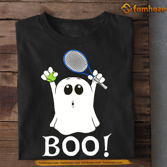 Halloween Tennis T-shirt, Boo, Spooky Season Gift For Tennis Lovers, Tennis Players