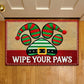 Christmas Dog Paws Doormat, Wipe Your Paws Doormat For Home Decor Housewarming Gift, Welcome Mat Gift For Dog Lovers