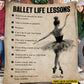 Personalized Ballet Girl Life Lessons Fleece Blanket, Ballet Woven Blanket, Cool Sherpa Blanket Gift For Ballet Lovers