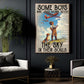 Pilot Boy Canvas Painting, The Sky In Their Souls Wall Art Decor, Poster Gift For Pilot Boy Lovers