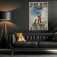 Pilot Boy Canvas Painting, The Sky In Their Souls Wall Art Decor, Poster Gift For Pilot Boy Lovers