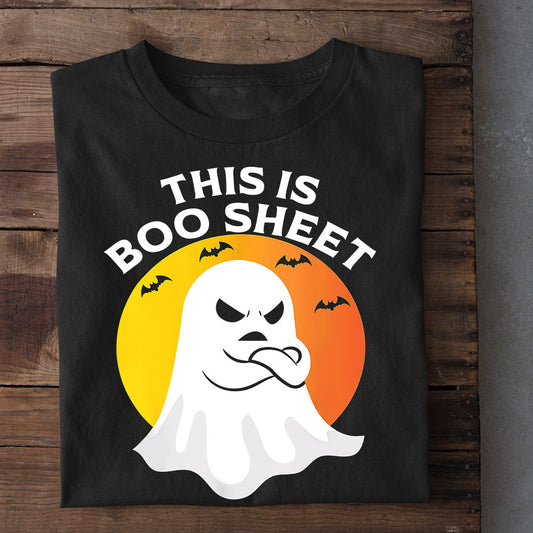 Halloween T-shirt, This Is Boo Sheet, T-shirt Gift For Halloween Costume