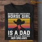 Horse T-shirt, Behind Every Horse Girl Is A Dad, Father's Day Gift For Horse Lovers, Horse Riders, Equestrians