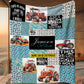 Personalized Red Tractor Fleece Blanket, This Is How I Roll Woven Blanket, Cool Sherpa Blanket Gift For Tractor Lovers