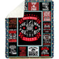 Cool Trucker Fleece Blanket, Trucker Driver The Legend Woven Blanket, Cozy Sherpa Blanket Gift For Trucker Lovers