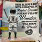 Cute Personalized Baseball Boy Fleece Blanket, A Heart Full Of Wonder Sport Woven Blanket, Cool Sherpa Blanket Gift For Baseball Kid Lovers